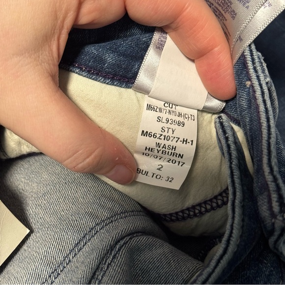 NYDJ Stretch Denim Marilyn Straight Leg Jeans Premium Size 2 Tall NEW - Picture 12 of 13